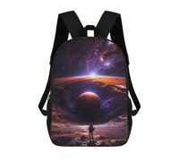 sinyumoney A Man Lost in The Cosmos Mochila Infantil, Mochila Escolar De Gran Capacidad Para Estudiantes, Mochila Para Libros, Mochila Para Niños, Niñas, Adultos Y Adolescentes 17inch
