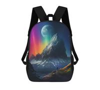 sinyumoney A Man Standing On Mountain Mochilas Escolares Impresas En 3D, Mochila Escolar Informal Para Niños, Mochila Escolar De Moda Para Estudiantes De Secundaria 17inch