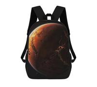 sinyumoney A Martian Landscape Mochila Escolar Impresa En 3D Para Niños, Mochila Escolar Informal De Moda Para Viajes Para Niños Y Estudiantes 17inch