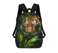 sinyumoney A Tiger in Jungle Mochilas Escolares Y De Negocios, Bolso Resistente Para Portátil Para Hombres/mujeres 17inch
