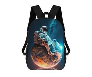 sinyumoney Above The World Mochila Escolar Ligera Para Aeropuerto, Estudiantes Universitarios, Mochila Para Adolescentes, Chicas, Chicos, Mujeres Y Hombres 17inch