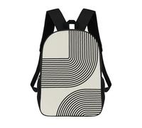 sinyumoney Abstract And Geometric 12 Mochilas Para Niños Mochila Escolar Mochila Escolar Impresa En 3D Para Niños Estudiantes De Primaria Y Secundaria 17inch