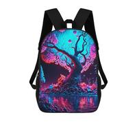 sinyumoney Abstract Art Tree Mochilas Impresas En 3D Para Niños, Mochila Escolar, Mochila De Moda Para Niños De Primaria Y Secundaria 17inch