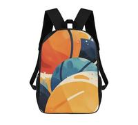 sinyumoney Abstract Basketball Art Mochila Escolar, Mochila De Negocios Para Portátil, Mochila Unisex Informal Para Adolescentes, Niños, Mujeres Y Hombres 17inch