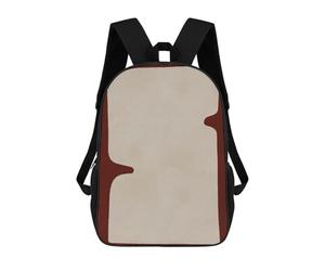 sinyumoney Abstract Beige And Red Art Mochila Escolar Infantil Impresa En 3D Para Niños, Mochilas De Viaje, Bolsas Para Libros Para Niños Estudiantes De Primaria 17inch
