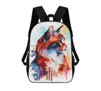 sinyumoney Abstract Bobtail Cat Mochilas Impresas En 3D Para Niños 17inch Mochilas De Moda Informales Para El Día A Día, Bolsas De Viaje, Mochilas Informales Para Exteriores Para Niños Y Niñas