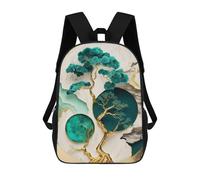 sinyumoney Abstract Bonsai Tree Art Mochila Infantil Con Impresión 3D, Mochila Escolar Para Niños, Mochila Informal Divertida Para Niños Y Adolescentes 17inch
