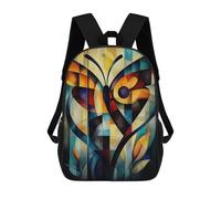 sinyumoney Abstract Butterfly Art - Geometric Nature Design in Bold Colors Mochila Escolar Grande Resistente Al Agua Para Portátil Para Niñas, Niños Y Adolescentes 17inch