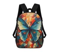 sinyumoney Abstract Butterfly Artwork Mochila Escolar Infantil De Moda Informal Mochilas Infantiles Impresas En 3D Mochila Grande Para Niño 17inch