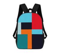 sinyumoney Abstract Collage 05 Mochila Escolar Infantil Impresa En 3D Para Niños, Mochilas De Viaje, Bolsas Para Libros Para Niños Estudiantes De Primaria 17inch