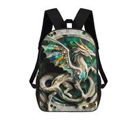 sinyumoney Abstract Dragon Kintsugi Mochila Escolar Infantil De Moda Informal Mochilas Infantiles Impresas En 3D Mochila Grande Para Niño 17inch