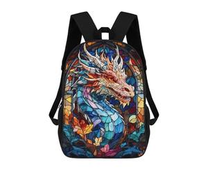 sinyumoney Abstract Dragon Mochila De Moda Para Papelería, Impermeable, Informal, Para Hombres, Mujeres Y Adolescentes 17inch