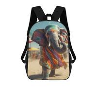 sinyumoney Abstract Elephant Mochilas Escolares Para La Escuela Secundaria, Preparatoria, Universidad, Viajes Al Campus, Actividades Al Aire Libre Y Deportes 17inch