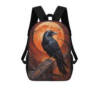 sinyumoney Abstract Ethereal Whiskers Mochila Escolar Infantil Impreso 3D Para Niños, Mochilas de Viaje, Librerías, Mochilas Escolares, Moonlit Raven, 17"