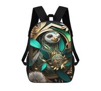 sinyumoney Abstract Flowers Sloth Mochila Infantil, Mochila Escolar Para Niños Y Adolescentes, Mochila De Viaje, Mochila Escolar, Mochila Para Libros 17inch