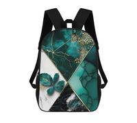 sinyumoney Abstract Geometric Floral Mochila Escolar Para Niños Mochila Escolar Impresa En 3D Mochila Escolar De Moda Para Niños De Primaria Y Secundaria 17inch