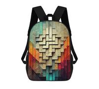 sinyumoney Abstract Geometric I Mochila Escolar Para Niñas Y Niños, Mochilas De Gran Capacidad, Mochilas Ligeras Para Niños Y Estudiantes 17inch