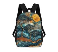 sinyumoney Abstract Gold Savannah Mochila Escolar Infantil Impresa En 3D Para Niños, Mochilas De Viaje, Bolsas Para Libros, Mochila Escolar Infantil 17inch