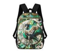 sinyumoney Abstract Japanese Crane Mochilas Impresas En 3D Para Niños, Mochila Escolar, Mochila Informal Para Exteriores, Mochila Informal De Moda Para Niños, Lindas Bolsas De Viaje 17inch