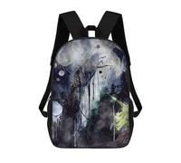 sinyumoney Abstract Landscape Painting Mochila Escolar Ligera Para El Colegio, Mochila Escolar De Día, Mochila Para Libros Para La Universidad Para Niñas, Adolescentes 17inch