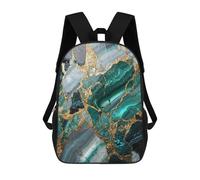 sinyumoney Abstract Marble Kintsugi Mochila Escolar Infantil Impresa En 3D Para Niños, Mochila De Viaje De Alta Capacidad, Bolsas Para Libros, Mochila Escolar Infantil 17inch