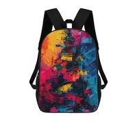 sinyumoney Abstract Oil Painting Mochila Escolar Infantil, Mochilas Impresas En 3D, Mochilas Escolares De Moda Para Niños De Primaria Y Secundaria 17inch