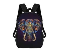sinyumoney Abstract Ornate Elephant Mochila Escolar Mochila De Día Mochila De Negocios Mochila Impermeable Para Libros Para Niños/Niñas/Adolescentes 17inch