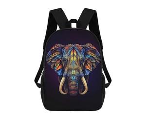 sinyumoney Abstract Ornate Elephant Mochila Escolar Mochila De Día Mochila De Negocios Mochila Impermeable Para Libros Para Niños/Niñas/Adolescentes 17inch