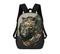sinyumoney Abstract Panther Mochila Escolar Infantil De 17 Pulgadas Con Estampado 3D, Mochila Moderna Para Niños, Mochilas De Viaje, Bolsas Para Libros, Mochila Escolar Infantil