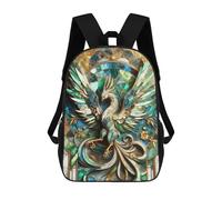 sinyumoney Abstract Phoenix Kintsugi Mochilas Impresas En 3D Para Niños, Mochila Escolar, Mochila Informal Para Exteriores, Mochila Informal De Moda Para Niños, Lindas Bolsas De Viaje 17inch