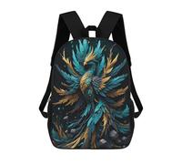 sinyumoney Abstract Phoenix Mochila Escolar Para Niñas Y Niños, Mochilas De Gran Capacidad, Mochilas Ligeras Para Niños Y Estudiantes 17inch
