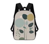 sinyumoney Abstract Plants 10 Mochila Escolar Infantil De 17 Pulgadas Con Estampado 3D De Películas De Anime Para Niños, Mochila De Viaje, Mochila Escolar Infantil