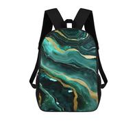 sinyumoney Abstract River Kintsugi Mochilas Impresas En 3D Para Niños, Mochila Escolar, Mochila Informal Para Exteriores, Mochila Informal De Moda Para Niños, Lindas Bolsas De Viaje 17inch