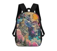 sinyumoney Abstract Space Mochila Escolar Para Niños Mochila Escolar Impresa En 3D Mochila Escolar De Moda Para Niños De Primaria Y Secundaria 17inch