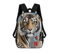 sinyumoney Abstract Tiger Art Print Mochilas Infantiles Mochila Escolar Impresa En 3D Para Niños Mochilas De Viaje Bolsas Para Libros Para Niños 17inch Mochila Escolar