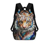 sinyumoney Abstract Tiger Face Mochila Escolar, Mochila Infantil Para Niños Y Adolescentes, Regalos, Mochilas De Día Con Impresión 3D, Mochila Escolar, Mochila Para Libros 17inch