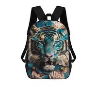 sinyumoney Abstract Tiger Kintsugi Mochila Escolar Para Niños Con Impresión 3D, Mochila Moderna Para Niños Y Niñas, Mochila Informal Para Estudiantes. 17inch