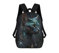 sinyumoney Abyssinian Cat Nobility Mochila Infantil, Mochila Escolar Impresa En 3D, Mochila Para Niños Y Niñas, Mochila Escolar Ajustable Para La Escuela Primaria 17inch