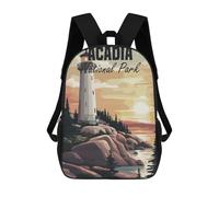 sinyumoney Acadia National Park Mochilas Escolares Secundarias Informales Para Viajes. Mochilas Escolares Para La Escuela/trabajo/viajes. 17inch