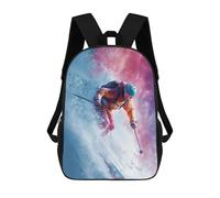 sinyumoney Action-Packed Ski Adventure -1 Mochila De Viaje Para La Universidad, Mochilas Para Adolescentes, Chicas, Chicos, Mujeres Y Hombres 17inch