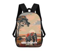 sinyumoney Addo Elephant National Park South Africa Mochila Escolar Para Niñas Mochila Impermeable Mochila Informal De Día Mochila Ligera Para Niño Y Niña Mochila Escolar 17inch