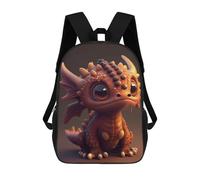 sinyumoney Adorable Baby Dragon Artwork -2 Mochila Escolar Para Niñas Mochila Impermeable Mochila Informal De Día Mochila Ligera Para Niño Y Niña Mochila Escolar 17inch
