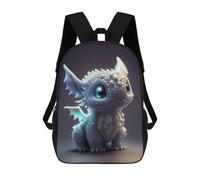 sinyumoney Adorable Baby Dragon Artwork -3 Mochilas Para Niños Y Estudiantes, Mochilas Escolares Impresas En 3D, Mochilas Para Estudiantes De Primaria Y Secundaria Para Niños Y Niñas 17inch