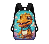 sinyumoney Adorable Dinosaur with Blue Scarf Mochila Grande, Ligera E Informal Para El Campus, Actividades Al Aire Libre, Viajes Y Deportes 17inch