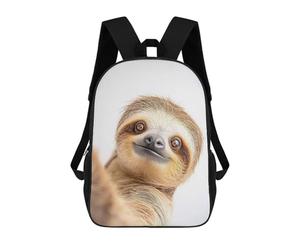sinyumoney Adorable Sloth Taking Selfie - Fun Wall Decor Mochila Infantil, Mochila Escolar Impresa En 3D, Mochila Para Niños Y Niñas, Mochila Escolar Ajustable Para La Escuela Primaria 17inch