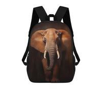sinyumoney African Elephant Mochila Escolar De Moda Para Papelería, Impermeable, Informal, Para El Campus, Actividades Al Aire Libre, Viajes Y Deportes 17inch