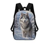 sinyumoney Alaskan Malamute Mochilas De 17 Pulgadas Para Niños, Mochilas Escolares Impresas En 3D Para Estudiantes De Primaria Y Secundaria, Para Niños Y Niñas.