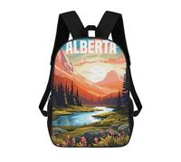 sinyumoney Alberta Canada Travel Mochila, Mochila Infantil, Mochila Escolar Para Estudiantes, Mochila Para Libros, Mochila Escolar Impresa En 3D Para Niños Y Niñas 17inch