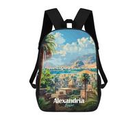sinyumoney Alexandria, Egypt Travel Mochila Escolar Infantil Impresa En 3D Para Niños, Mochilas De Viaje, Bolsas Para Libros, Mochila Escolar Infantil 17inch