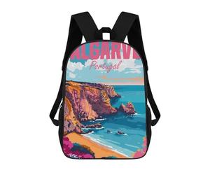 sinyumoney Algarve Coast Portugal Mochila Infantil Para Niñas Y Niños, Mochila De Día, Escuela Primaria, Perfecta Para La Vuelta Al Cole O Educación Física, Regalos Y Viajes 17inch